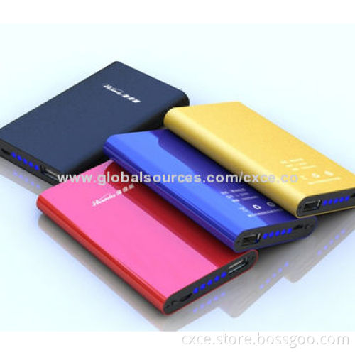 Portable Power Bank, 4,400mAh Li-polymer, Small Size, Metal Cover, PB26